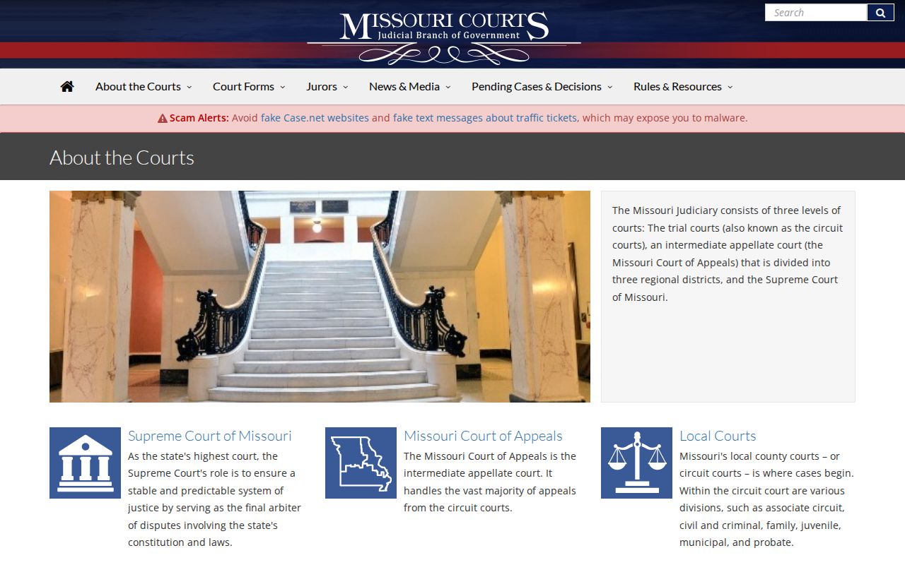 Newton County court docket Missouri court hierarchy and 40th Judicial Circuit overview