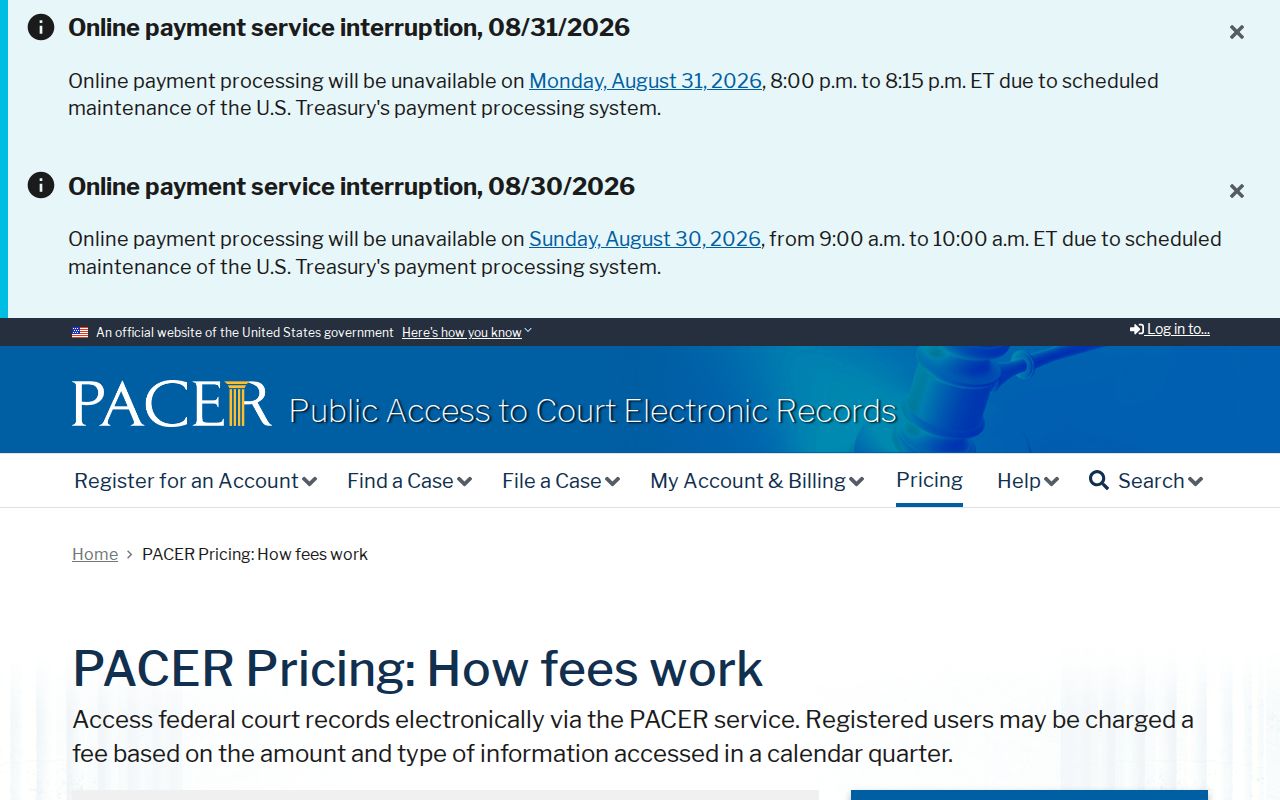 Newton County Seneca court docket PACER federal record access context