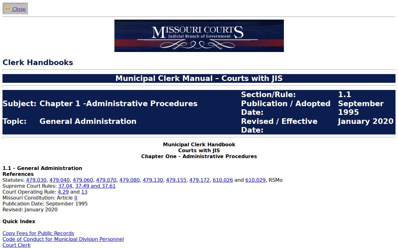 Newton County traffic court records municipal clerk and court record context